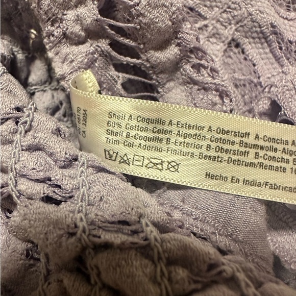 Free People One Lilac Purple Adella Lace Bralette Bra - Picture 10 of 12